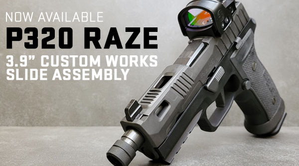 Sig Sauer P320 Raze, il carrello per customizzare la Sig Sauer P320 Sig Sauer P320 Raze, il carrello per customizzare la Sig Sauer P320