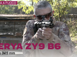 Derya ZY9 B6-10 cal. 9×19 mm, test in poligono