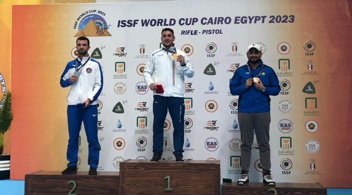 Coppa del mondo di tiro a segno, oro per l’Italia Coppa del mondo di tiro a segno, oro per l’Italia