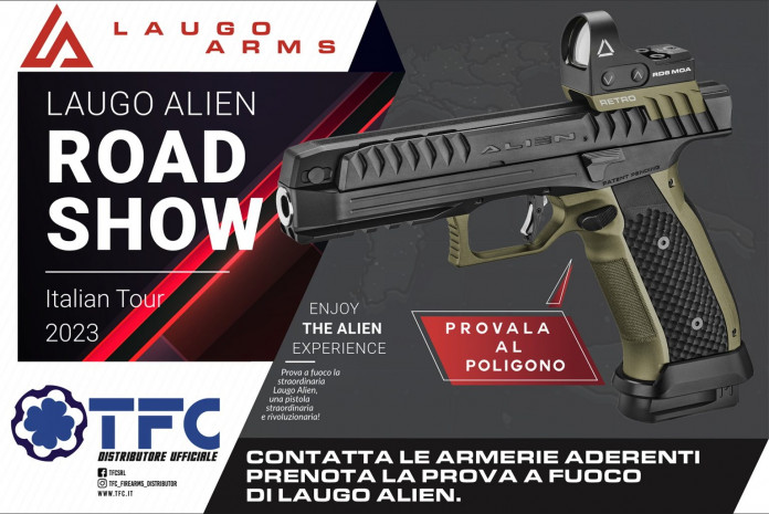 Laugo Alien road show, tappa all’Invictus Close Shooting Range a Erba Laugo Alien road show, tappa all’Invictus Close Shooting Range a Erba