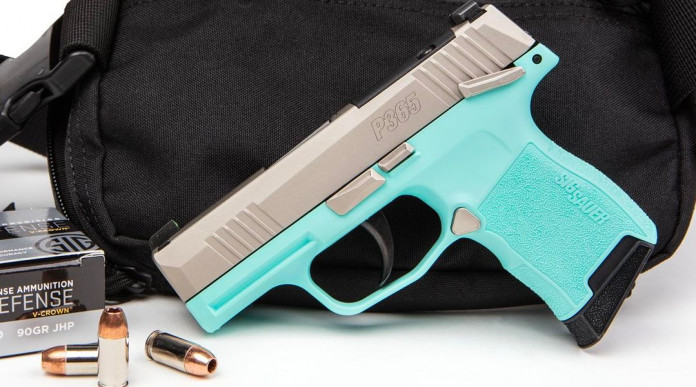 Sig Sauer P365 Robin’s egg blue, la pistola microcompatta celeste Sig Sauer P365 Robin’s egg blue, la pistola microcompatta celeste