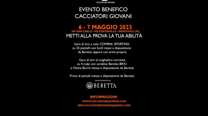 Provare le armi Beretta l’iniziativa di maggio Provare le armi Beretta l’iniziativa di maggio