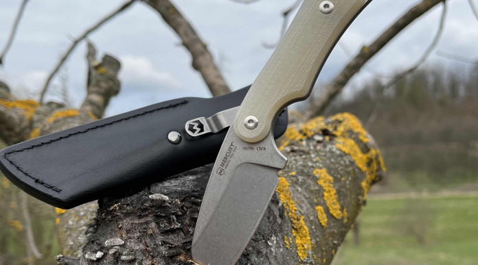 Mercury Kali, coltello a lama fissa piccolo ma con le spalle larghe Mercury Kali, coltello a lama fissa piccolo ma con le spalle larghe