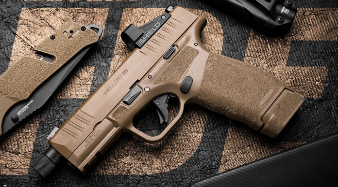 Nuova colorazione per la Springfield Armory Hellcat Pro con canna filettata Nuova colorazione per la Springfield Armory Hellcat Pro con canna filettata