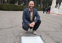 Niccolò Campriani nella Walk of fame dello sport italiano Niccolò Campriani nella Walk of fame dello sport italiano