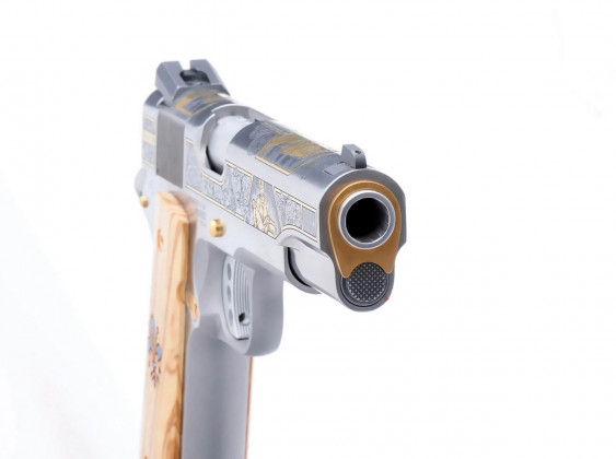 frontal pistola da collezione sk michelangelo