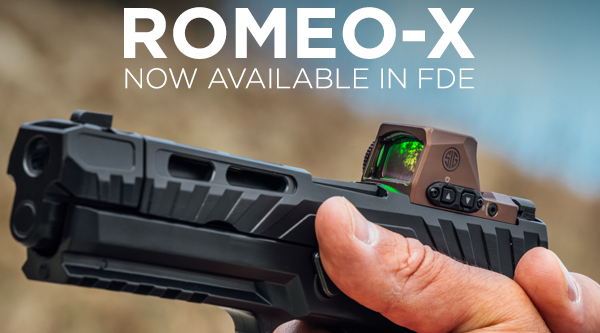 Il Sig Sauer Romeo-X anche flat dark earth Il Sig Sauer Romeo-X anche flat dark earth