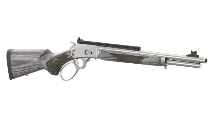 Marlin Model 1894 Sbl, una carabina a leva .44 Remington e .44 Special col calcio in laminato Marlin Model 1894 Sbl, una carabina a leva .44 Remington e .44 Special col calcio in laminato
