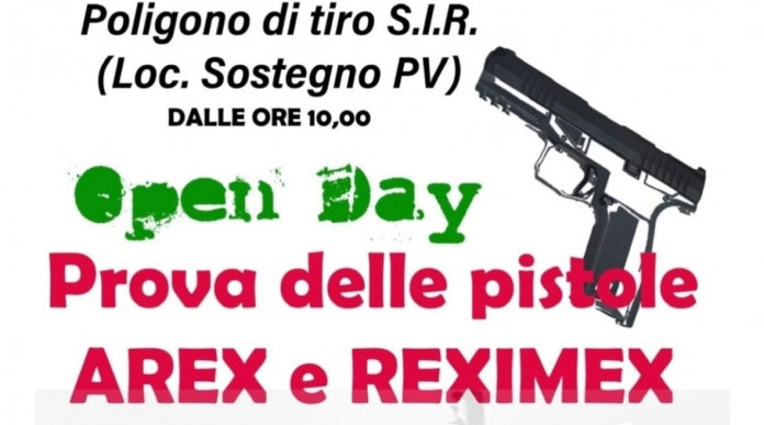 Arex e Reximex in prova a Sostegno (Pv) con Iron Armi Arex e Reximex in prova a Sostegno (Pv) con Iron Armi