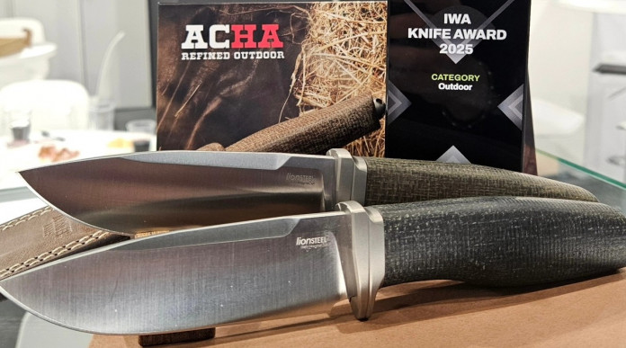 Iwa 2025 premia il Lionsteel Acha come miglior coltello a lama fissa Outdoor Iwa 2025 premia il Lionsteel Acha come miglior coltello a lama fissa Outdoor