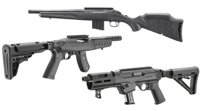Sbr tre carabine Ruger con la canna corta