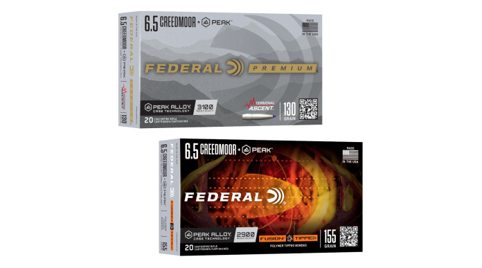 6,5 Creedmoor +Peak la tecnologia Federal Peak alloy anche in 6,5 Creedmoor