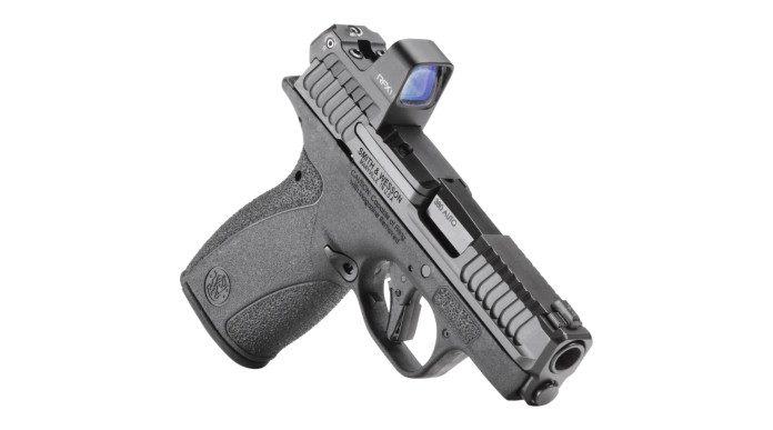 La Smith & Wesson Bodyguard 2.0 col green dot Viridian Rfx1 di serie La Smith & Wesson Bodyguard 2.0 col green dot Viridian Rfx1 di serie
